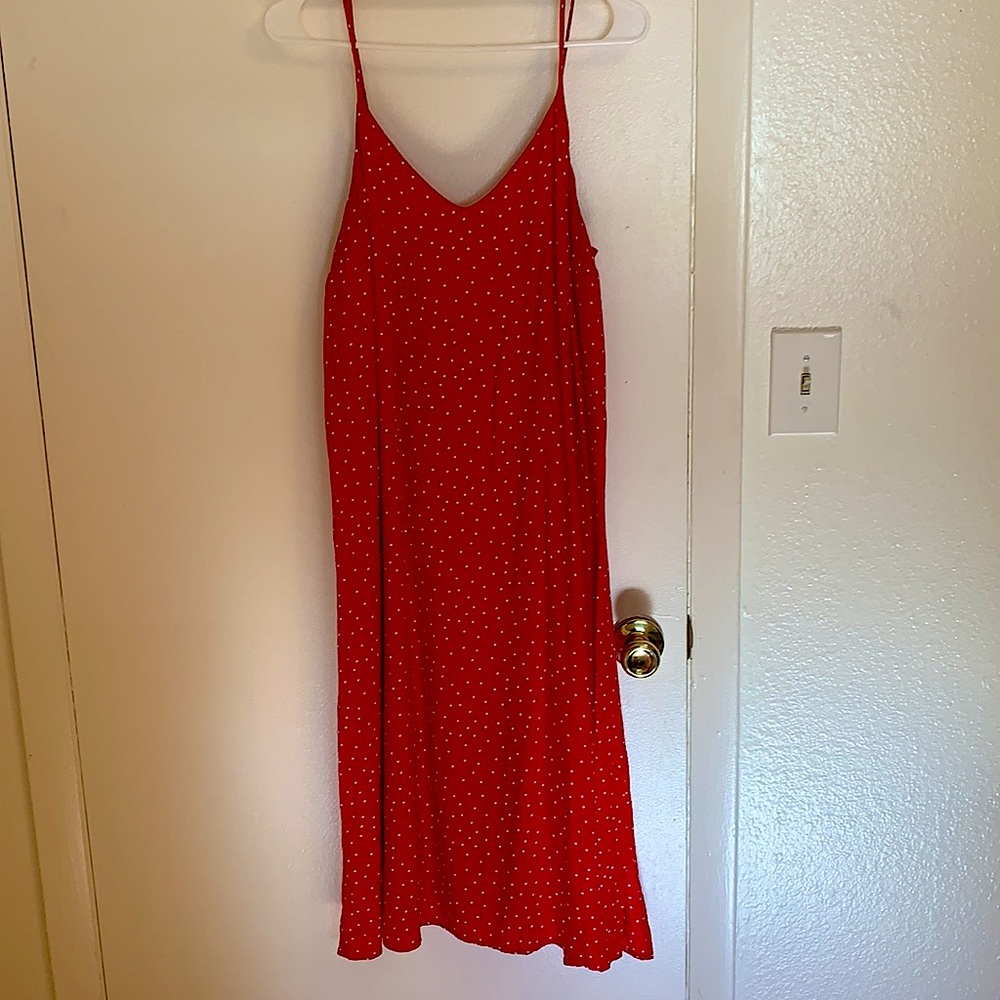 Polk a dot Midi Dress
